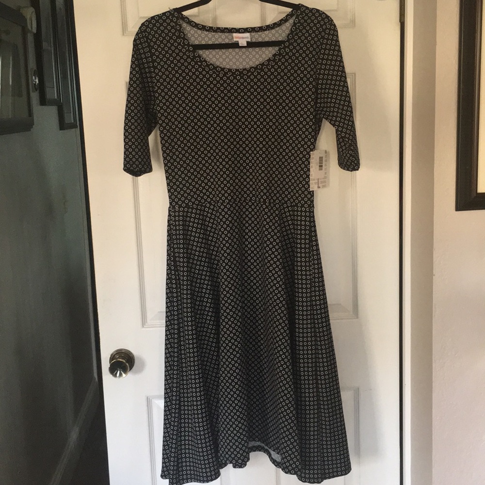 New! LuLaRoe circle print Nicole dress